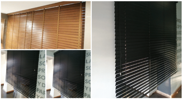 Cortinas de madera